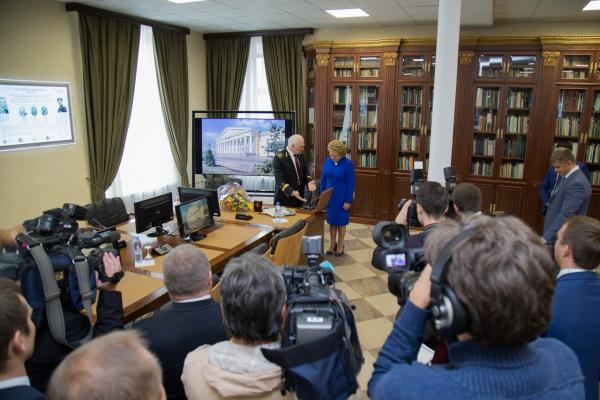 Визит в Горный университет Председателя Совета Федерации РФ Валентины Матвиенко