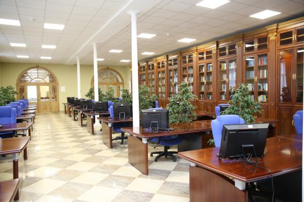 Главная библиотека. Читальный зал после реконструкции
