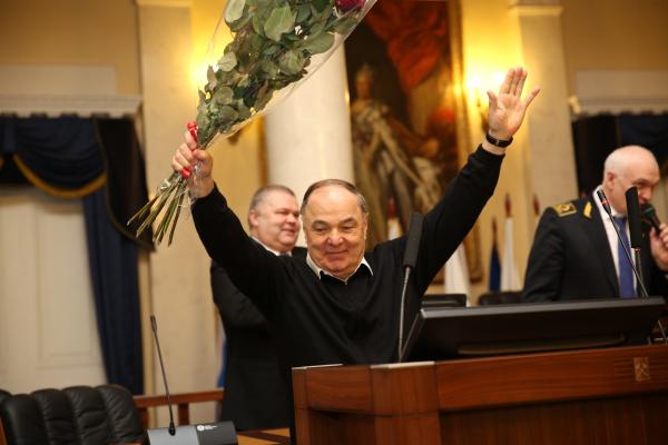 Экс–президент Республики Адыгея Хазрет Совмен на встрече с аспирантами Горного университета