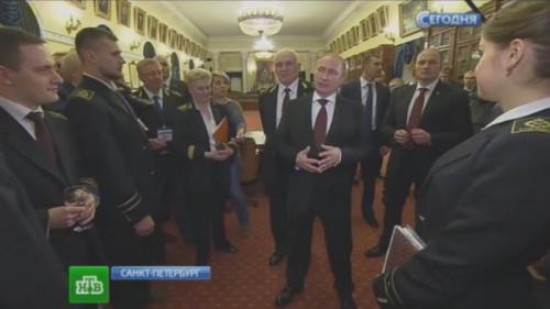 Vladimir Putin about the Mining University 